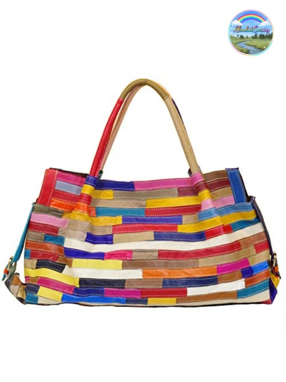 Genuine Leather Large Hobo Tote Handbag with Detachable Shoulder Strap